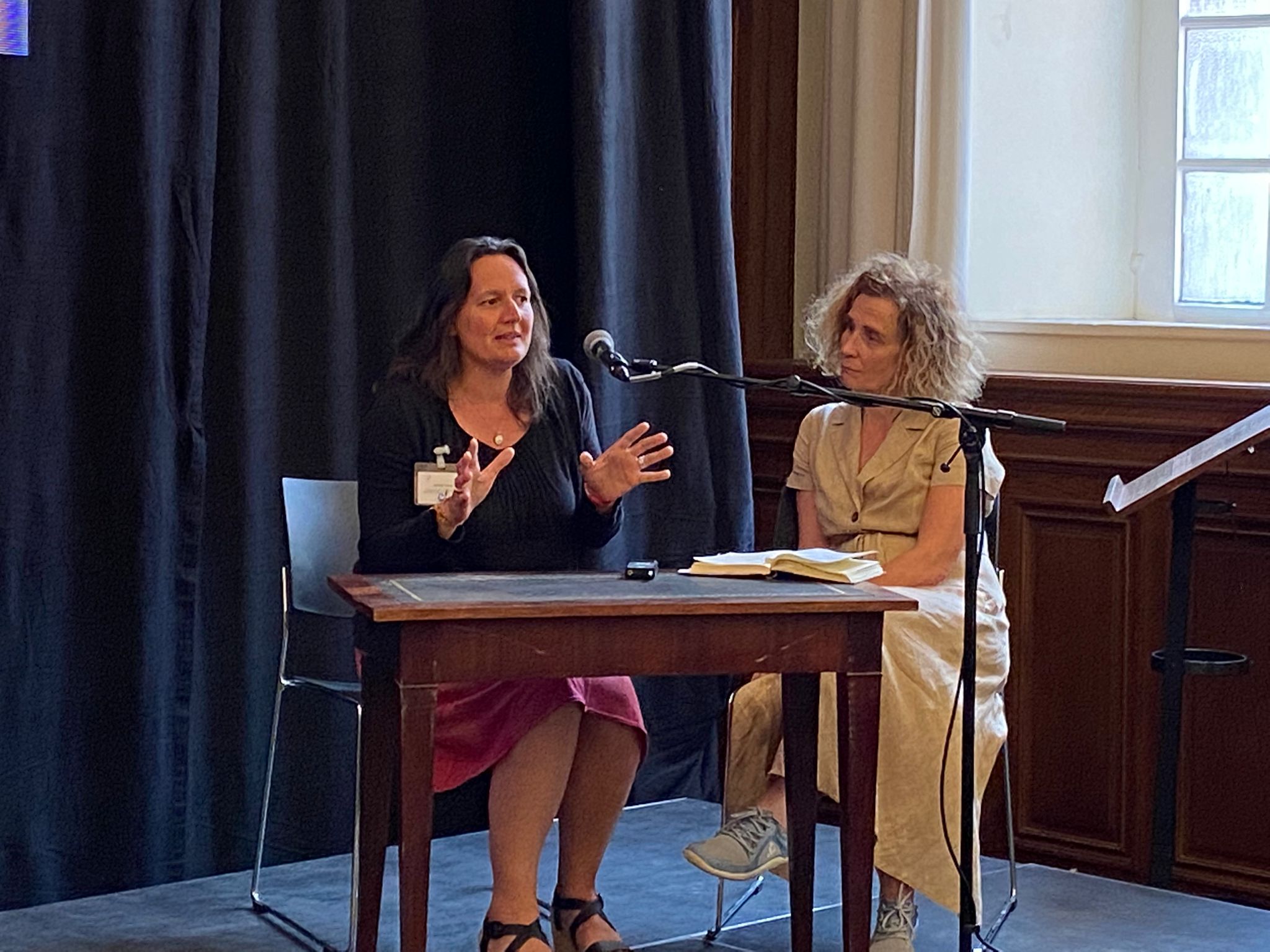Juliette Young, Senior scientist, ecology and political sciences, INRAE (left) and Eeva Furman, director of the Environmental Policy Center at the Finnish Environment Institute (SYKE)